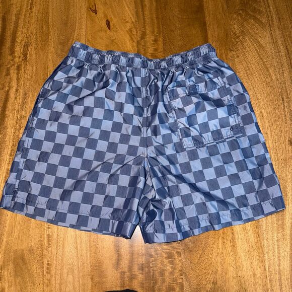 Nike Men’s Club Flow Checker Logo Shorts Size L FN3098-410 – Navy - Picture 4 of 7